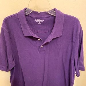 Purple Men’s button up shirt